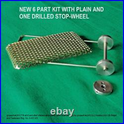 Star Trek, Brass Alpha Communicator Antenna Assembly, NEW SIX PART KIT