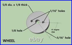 Star Trek, Brass Alpha Communicator Antenna Assembly, NEW SIX PART KIT