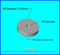 Star Trek, Brass Alpha Communicator Antenna Assembly, NEW SIX PART KIT