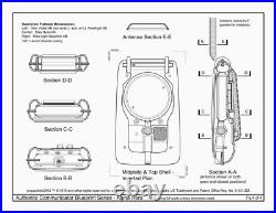 Star Trek, Brass Alpha Communicator Antenna Assembly, NEW SIX PART KIT Star Trek, Brass Alpha Communicator Antenna Assembly, NEW SIX PART KIT