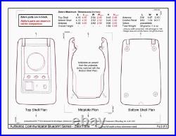 Star Trek, Brass Alpha Communicator Antenna Assembly, NEW SIX PART KIT
