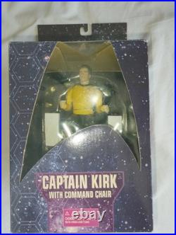 Star Trek Captain Kirk And Command Chair Figure Diamond Select/CBS/Art Asylum