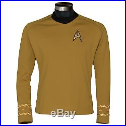 Star Trek Captain Kirk Anovos Golden Uniform Premiere Line The Original Series