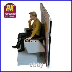 Star Trek Captain Kirk Command Chair Statue Figure Bookend Holder RARE 197/600