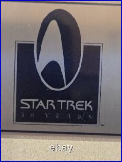 Star Trek Captains AUTOGRAPHED photos framed 30 Years 390 Of 995 COA
