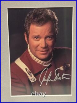 Star Trek Captains AUTOGRAPHED photos framed 30 Years 390 Of 995 COA