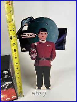 Star Trek Cardboard Table Top standup, VHS Movie Release Lot Rare & COOL