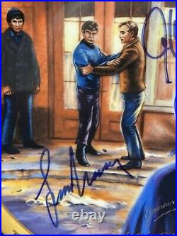 Star Trek Cast Signed Collectible plate Nimoy Shatner Nichols Doohan Morton