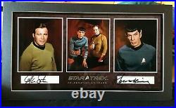 Star Trek Celebrating 40 Years / Shatner & Nimoy Photo Set / With Autographs