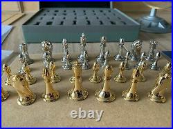 Star Trek Chess 3D Set. VINTAGE 1994 FRANKLIN MINT. Orig Packing, Instr and COA