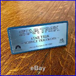 Star Trek Classic Science Tricorder Original Master Replicas 1168/2500 Near Mint