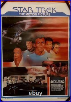 Star Trek Coca Cola 1979 Original USA Sheet Poster. 24 X 18'