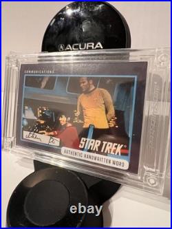 Star Trek Communications Authentic Handwritten Word By William Shatner