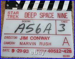Star Trek DEEP SPACE NINE DS9 TV Clapperboard Clapper Slate Board Clapboard Prop