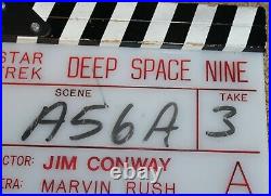 Star Trek DEEP SPACE NINE DS9 TV Clapperboard Clapper Slate Board Clapboard Prop
