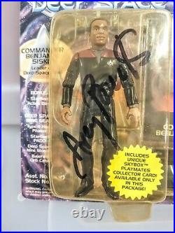 Star Trek DS9 Signed Autographed Benjamin Sisko Avery Brooks Figure Beckett