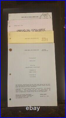 Star Trek DS9 original Script production used x-mas mailing list Cardassians