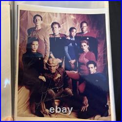 Star Trek Deep Space Nine Cast Signed Autograph 8x10 Photo