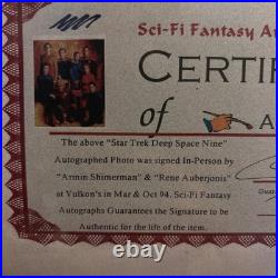 Star Trek Deep Space Nine Cast Signed Autograph 8x10 Photo