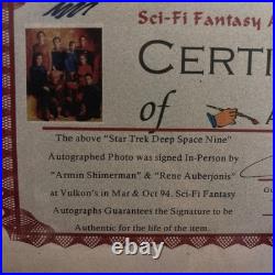Star Trek Deep Space Nine Cast Signed Autograph 8x10 Photo