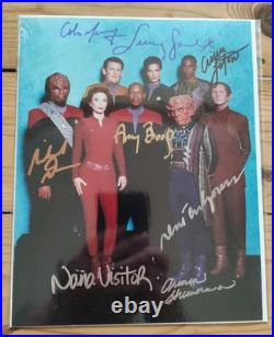 Star Trek Deep Space Nine DS9 Cast Autographed Signed Autographed Photo Star Trek Deep Space Nine DS9 Cast Autographed Signed Autographed Photo