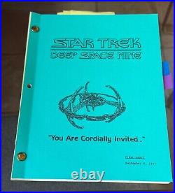 Star Trek Deep Space Nine Final Draft Script You Are Cordially Invited