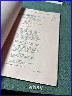 Star Trek Deep Space Nine Original First Draft Script Second Skin