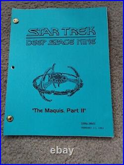 Star Trek Deep Space Nine Original Production Scripts The Maquis Parts 1&2