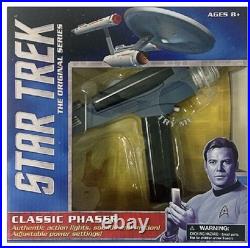 Star Trek Diamond Select Black Handle Phaser The Original Series NEW