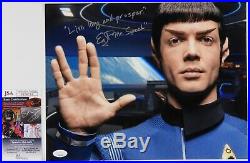 Star Trek Discovery JSA Ethan Peck Spock Autograph Signed 11 x14 photo