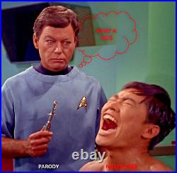 Star Trek, Dr. McCoy's MIRI Hypospray, RED Vial, Machined Aluminum & Acrylic