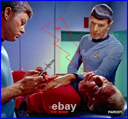 Star Trek, Dr. McCoy's MIRI Hypospray, RED Vial, Machined Aluminum & Acrylic