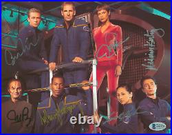 Star Trek Enterprise (6) Billingsley, Blalock, Park +3 Signed 8x10 Photo BAS