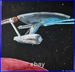 Star Trek Enterprise Acrylic Painting