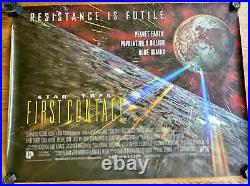 Star Trek First Contact, 1996, UK QUAD POSTER ORIGINAL COLLECTORS ITEM