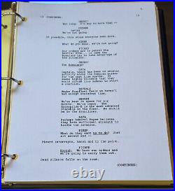 Star Trek First Contact ALL revisions script, call sheets, art, prop, reports