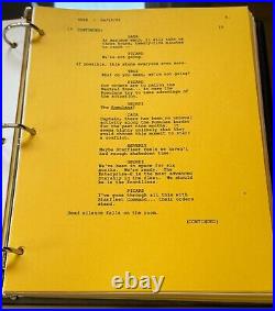 Star Trek First Contact ALL revisions script, call sheets, art, prop, reports