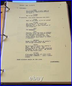 Star Trek First Contact FULL script, with ALL revision pages, reports & MORE