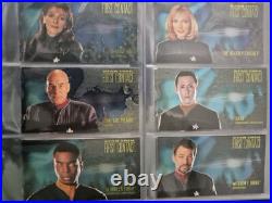Star Trek First Contact Near Master Set & Binder Chase 99 Cards Star Trek First Contact Near Master Set & Binder Chase 99 Cards