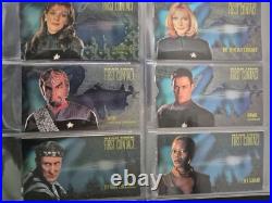 Star Trek First Contact Near Master Set & Binder Chase 99 Cards Star Trek First Contact Near Master Set & Binder Chase 99 Cards