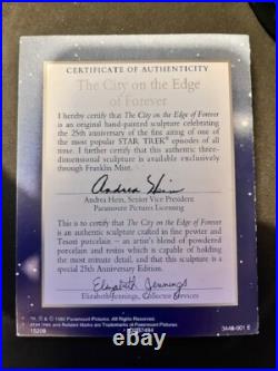 Star Trek Franklin Mint City on the Edge of Forever diorama 1992