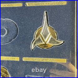 Star Trek Franklin Mint Insignia Collection 1992 Incomplete