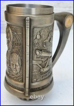 Star Trek Franklin Mint Tankard 25th Anniversary Pewter With COA Star Trek Franklin Mint Tankard 25th Anniversary Pewter With COA