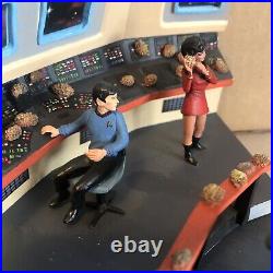 Star Trek Franklin Mint Trouble With Tribbles Diorama Original Box COA