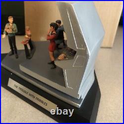 Star Trek Franklin Mint Trouble With Tribbles Diorama Original Box COA