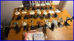 Star Trek Futura Starships vol 1 & vol 2 complete withstands and original bags