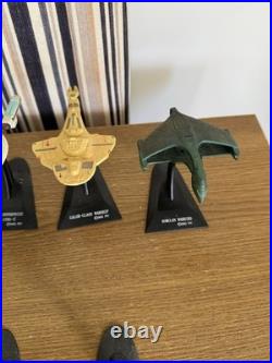 Star Trek Futura Starships vol 1 & vol 2 complete withstands and original bags