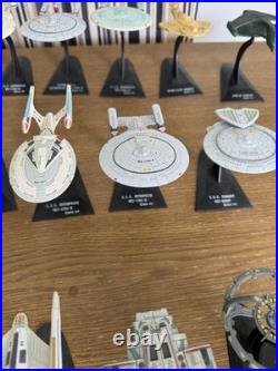 Star Trek Futura Starships vol 1 & vol 2 complete withstands and original bags Star Trek Futura Starships vol 1 & vol 2 complete withstands and original bags