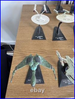 Star Trek Futura Starships vol 1 & vol 2 complete withstands and original bags