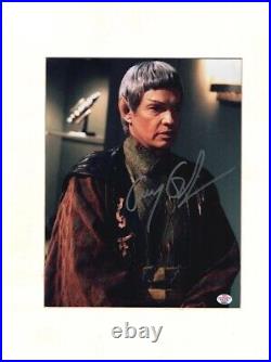 Star Trek Gary Graham Signed Matted 8X10 Color Photo PAAS COA